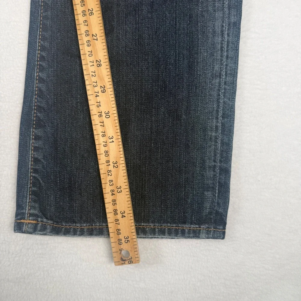 True Religion Ricky Jeans Mens 31 Dark Wash Denim Relaxed Straight Y2K Horseshoe